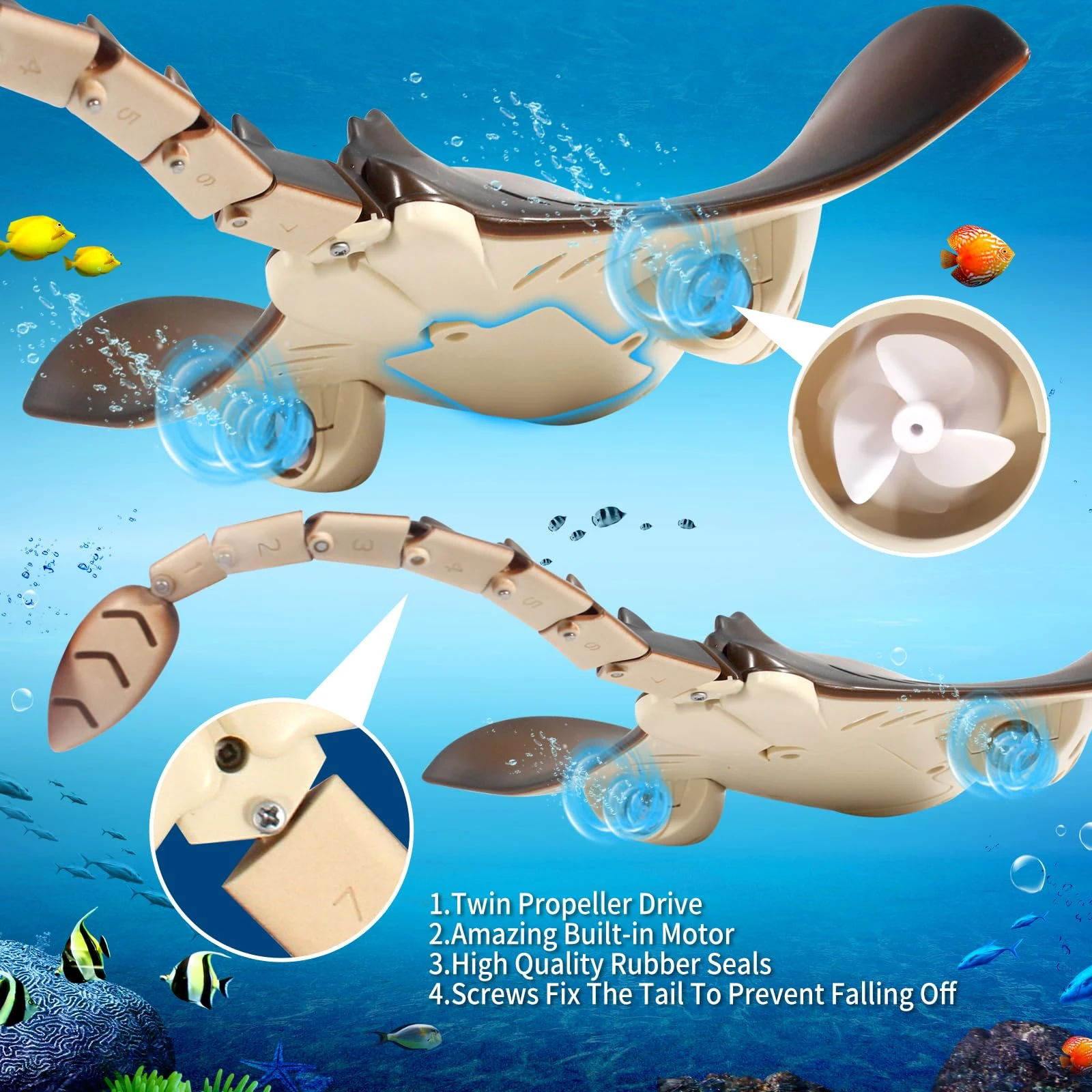 Радиоуправляемая лодка-акула 2 – обзор и цена Rc Hobby Grade Boat