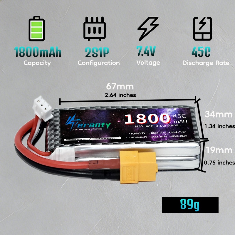 Аккумулятор LiPo TERANTY 2S 3S – обзор и цена Lipo Battery 4S