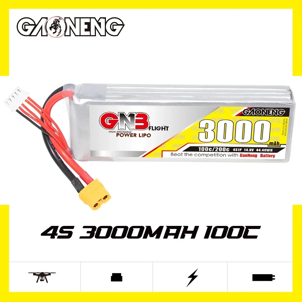 GAONENG GNB 3000 мАч 4S 100C 2 – обзор и цена Lipo Battery 4S
